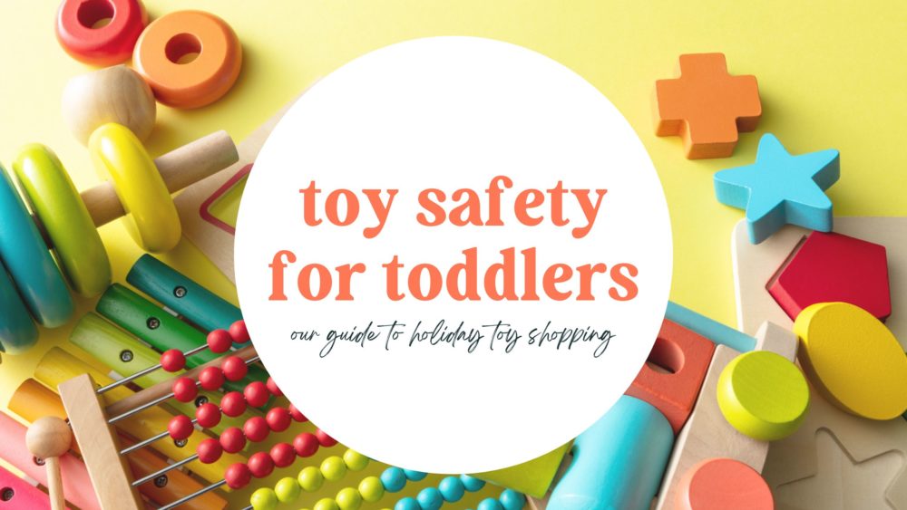 Seguridad de los juguetes para niños pequeños en esta temporada festiva